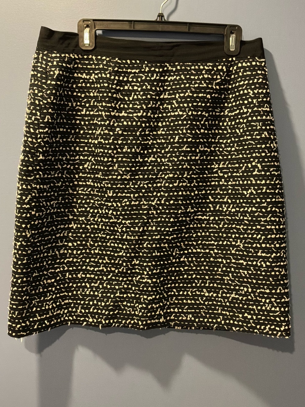 Kate Spade Black & White Patterned Skirt